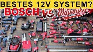 BOSCH vs MILWAUKEE - BESTES 12V AKKU SYSTEM? | WERKZEUG NEWS - LIVE