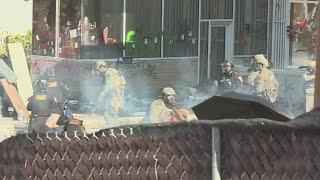 Portland police arrest 1 outside ICE facility after riot amid protest