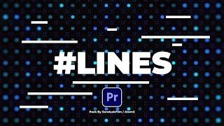 How to Create and Animate Lines in Premiere Pro | Tutorial