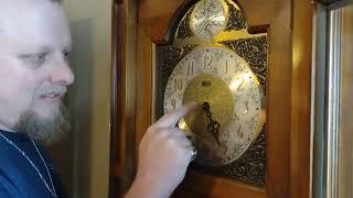 How to set your Grandfather clock to match the chimes to the time.