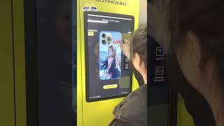DIY Phone Case Vending Machine! Customize images & add words.Get yours now! #PhoneCaseDIY #TechTrend