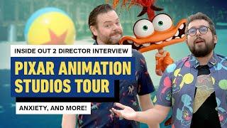 Pixar Animation Studios Tour: Inside Out 2 Director Interview, Anxiety, and More!