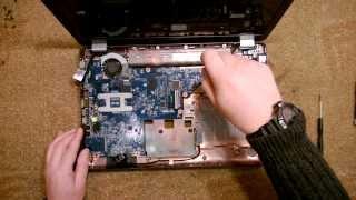 Как разобрать Ноутбук HP Compaq Presario CQ56, CQ62 ( HP Compaq Presario CQ56, CQ62 disassembly)