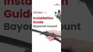 Denso Flat Bayonet Mount install (Fast Tutorial)  #denso #flat #wiper #howtoinstall #fit #mount
