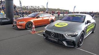 Jaguar XE SV Project 8 vs Mercedes-AMG GT63s 4-door Coupe