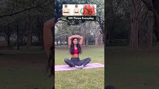 100 times Everyday  #yoga #weightloss #exercise #fitness #shorts  #explore #viral #sciatica