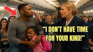 Flight Attendant Slaps Black Single Dad—Not Knowing He’s the Millionaire Who Owns the Plane