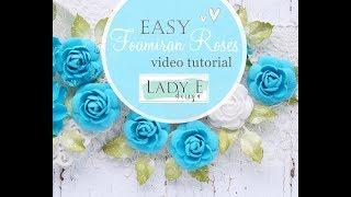 Easy Foamiran Roses Tutorial * DIY * Handmade Flowers