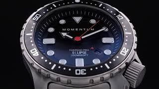 UN PLONGEUSE SOLAIRE À 225 € QUI NE TOMBERA JAMAIS EN PANNE (Torpedo Pro Eclipse) @MOMENTUMWATCHES