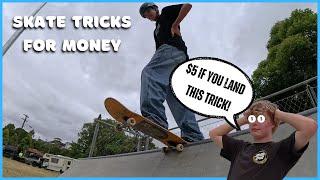 Skateboard tricks for money!