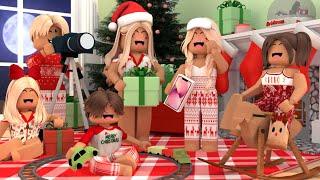 Peach Family CHRISTMAS DAY SPECIAL! *LEON CAME HOME FOR CHRISTMAS!* VOICES Roblox Bloxburg Roleplay