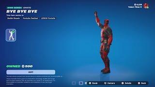 Deadpool & Wolverine "BYE BYE BYE" Emote In Fortnite!! (*NSYNC - Bye Bye Bye Dance)