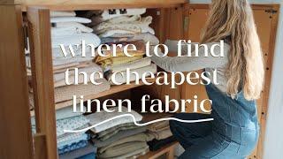 The Most Affordable Linen Fabric Source