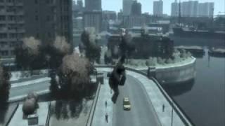 GTA IV More bike stunts and crashes