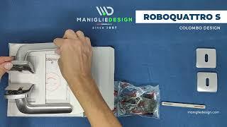 Maniglia per porta ROBOQUATTRO S Colombo Design Unboxing - Manigliedesign.com