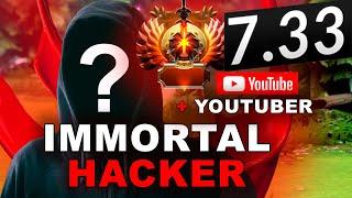 Dota 2 Cheater - FAMOUS YOUTUBER IMMORTAL RANK hiding SCRIPTS, MUST SEE !!!