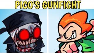 Friday Night Funkin' - GUNFIGHT BUT PICO & HANK SING IT || UNLOADED PICO vs HANK ||