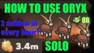 Taming.io - SOLO Guide for Oryxes | Best HS pet (2mil/hour solo)