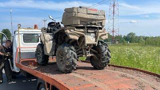 Анонс. Заблокировался задний мост на скорости. Вороновский «Квадро клуб»