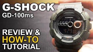 GShock GD-100 - Detailed How-To Tutorial on module 3263