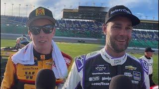 Connor Zilisch Thrilled w/ First Trip to Kansas in Xfinity; Hear From Shane van Gisbergen