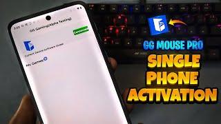 2024  GG Mouse Pro Single Phone Activation | how to activate gg mouse pro with single mobile