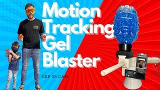 Motion detection and tracking Esp32 cam Gel blaster