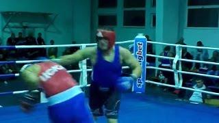 Angel Angelov (black shorts) VS Dimitar Spaiyski - 91 kg.