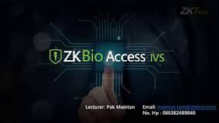 Training ZKBioAccess IVS