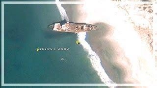 Shipwrecks on Google Earth with coordinates