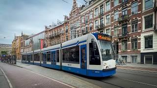 Trams in Amsterdam, Netherlands  | 2024