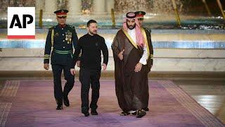 Saudi Crown Prince Mohammed Bin Salman receives Ukraine's Zelenskyy in Jeddah