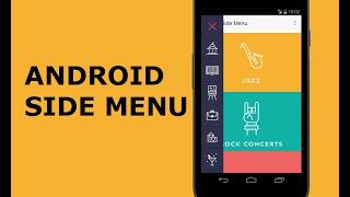 ANDROID SIDE MENU