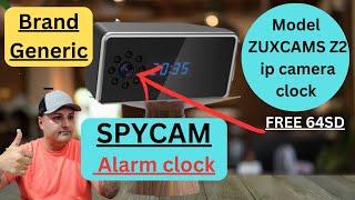 GENRRIC ZUXCAMS Z2  IP CAMERA CLOCK 4K FLL REVIEW