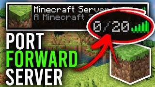 How To Port Forward Minecraft Server (Guide) | Minecraft Port Forward Tutorial