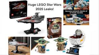 LEGO Star Wars 2025 Leaks! Acclamator, and Grogu's Hover Pram!