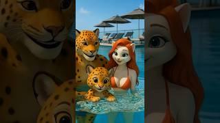 Happy Cat Family #cat #cartoon #kitten #animation #funny #memes #ai #art #cute #love #family #anime