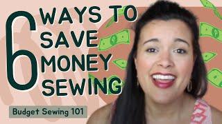 Sewing DOESN'T HAVE to be expensive!