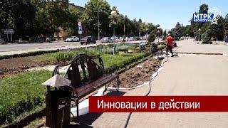 В Кропоткине монтируют автоматическую систему полива растений