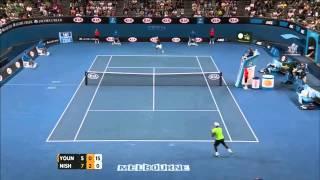 Donald Young vs Kei Nishikori (2014 AO)