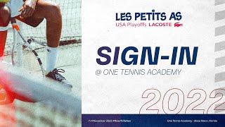 2022 Les Petits As USA Playoffs Lacoste  l Players Sign-in
