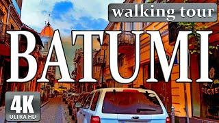 Take a stroll through the cozy streets of Batumi  | 4K - HDR 60fps | Georgia Batumi