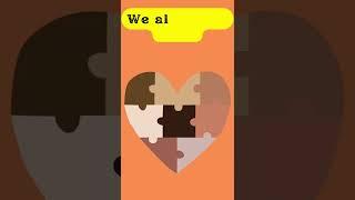 We are all different but we are all equal