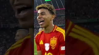 Lamine Yamal sends a MESSAGE after the win  #lamineyamal #spain #euro2024