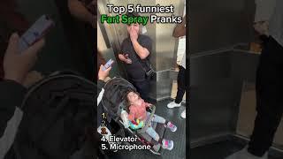 Top 5 funniest fart spray pranks  #shorts #funny #viralvideo #prank