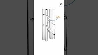 Single Diagonal Bar Lacing