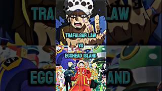 Law vs Egghead Characters || #whoisstrongest #trafalgarlaw #luffy #zoro #onepiece #shorts
