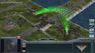 USA Laser - Command & Conquer Generals Zero Hour - 1 vs 5 HARD Gameplay