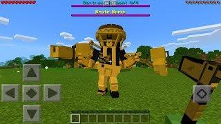 Bendy And The Ink Machine Boss Fight in Minecraft Pocket Edition...