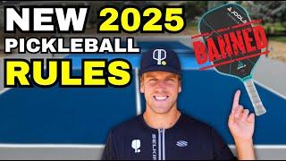 NEW 2025 PICKLEBALL RULES